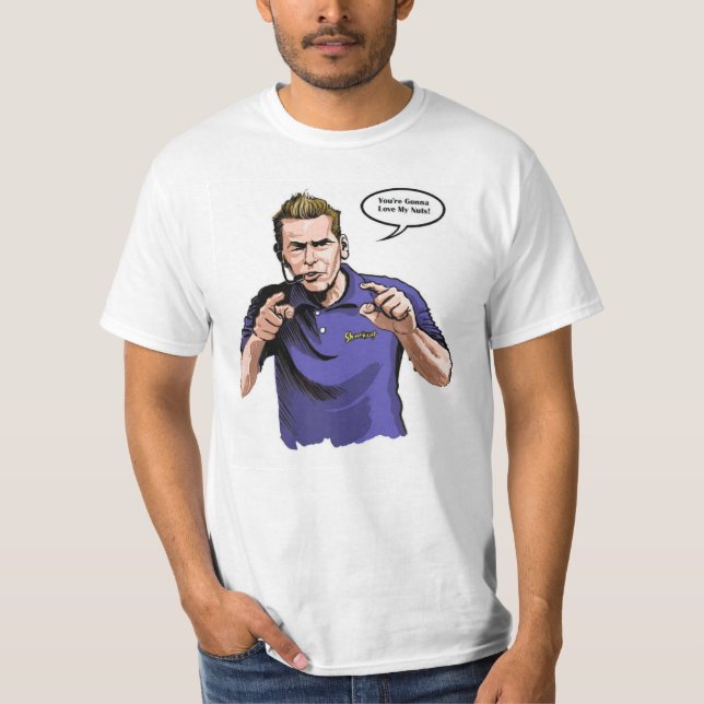 T-shirt engodo da cara do wow (Frente)