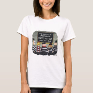 T-Shirt engraçada com mimes.