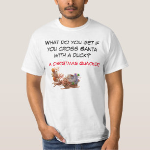 T-shirt engraçada da Piada de Natal