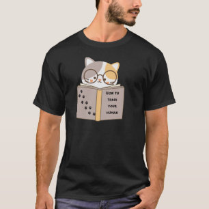 T-shirt engraçada de gato