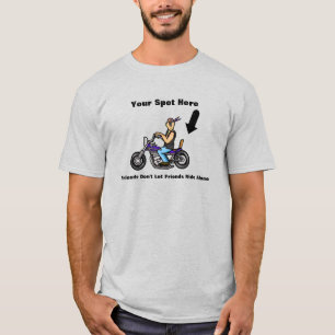 T-shirt Engraçada De Motocicletas Que Requer Um Pa