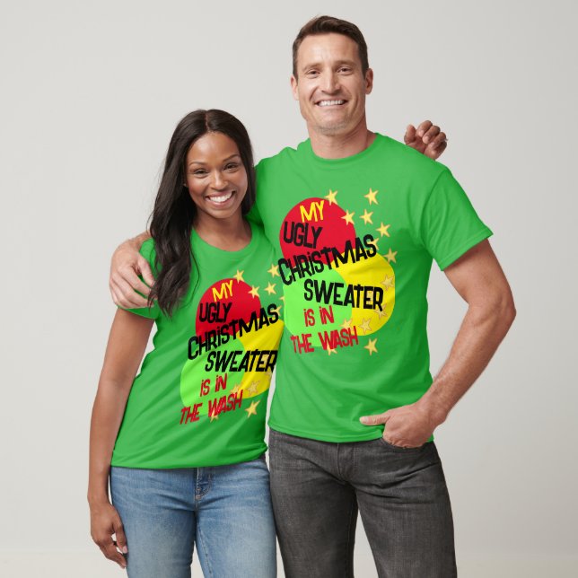 T-Shirt Engraçada De Natal Feio (Unissex)