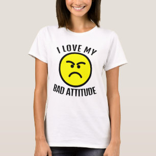 T-shirt engraçada Emoji grouch