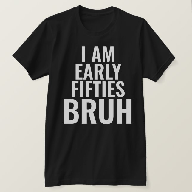 T-Shirt Engraçado 50º Milestone (Frente do Design)