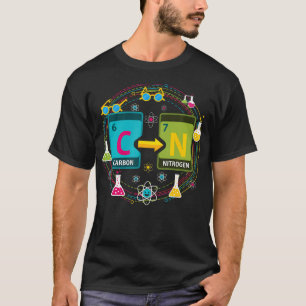 T-shirt engraçado 67 Meme Ciência Química Professo