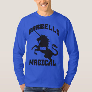 T-shirt Engraçado Barbell Levantando Giro Humor