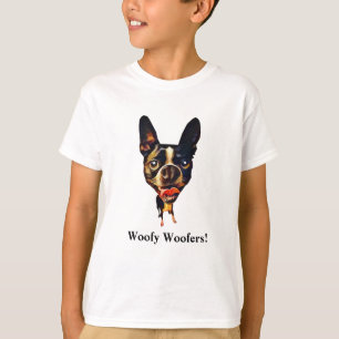 T-Shirt Engraçado Boston Terrier Boys