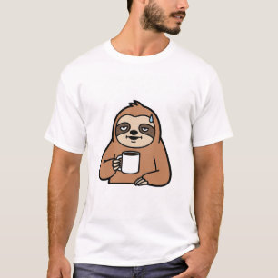 T-Shirt Engraçado Café   Meu Espírito Animal é um