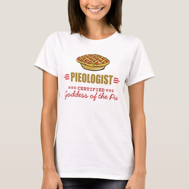 T-shirt Engraçado Cherry Pie (Frente)