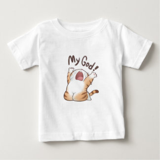 T-Shirt Engraçado Chorando Gato