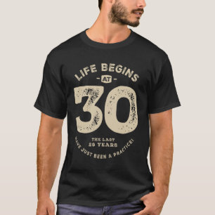 T-Shirt Engraçado Com aniversário de 30 anos De 30