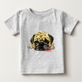 T-Shirt Engraçado com Cachorro