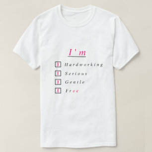 T-Shirt Engraçado com Design de Reprodução - Perso