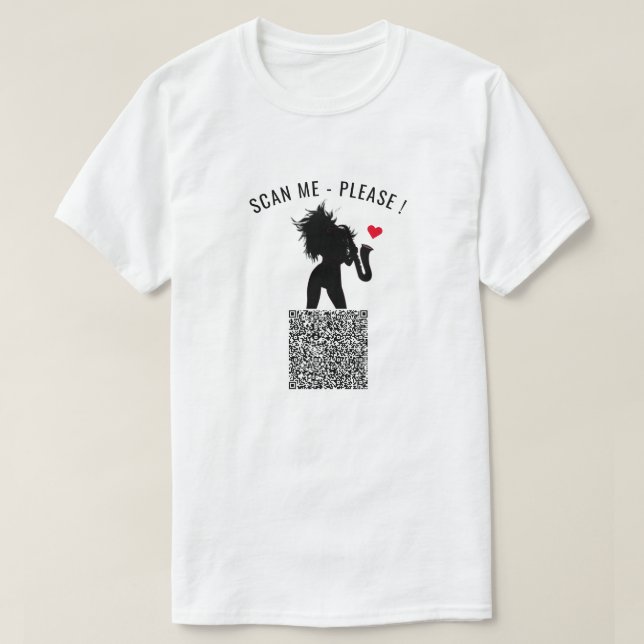 T-Shirt engraçado com informações de verificação d (Frente do Design)