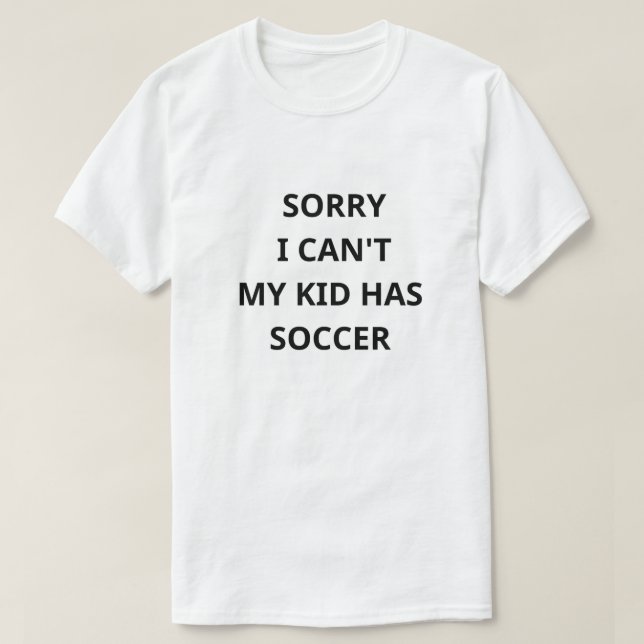 T-Shirt Engraçado com Pai de Futebol (Frente do Design)