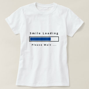 T-Shirt Engraçado com Texto - Carga de Sorriso