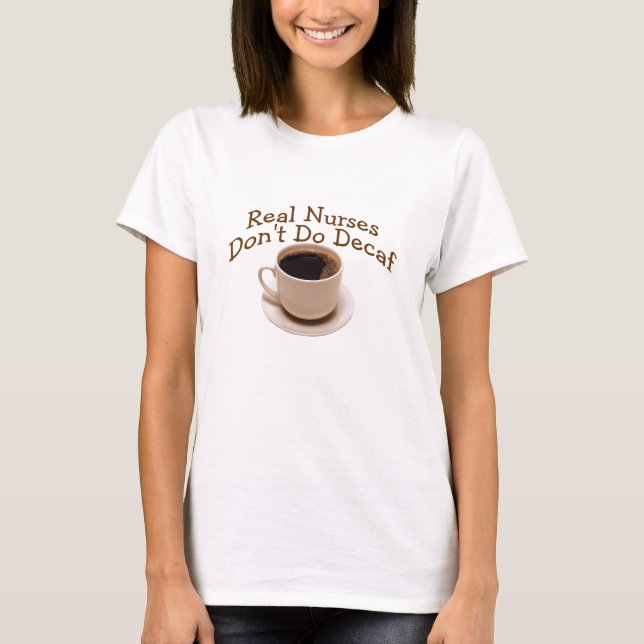 T-shirt engraçado da enfermeira (Frente)