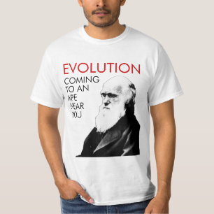 T-shirt engraçado da evolução