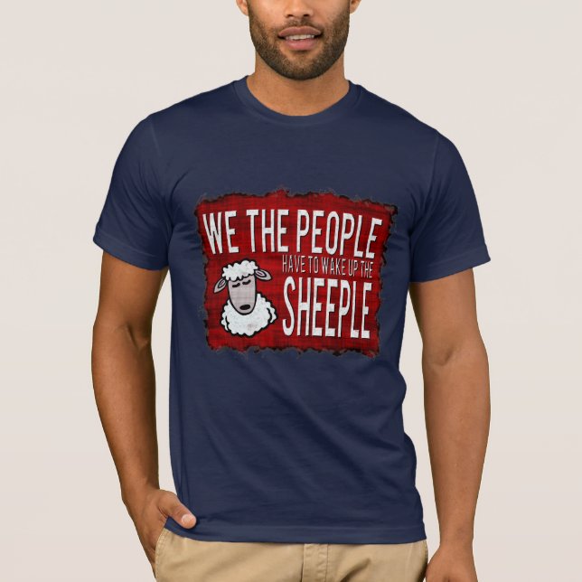 T-shirt engraçado da obscuridade do sinal de aviso (Frente)