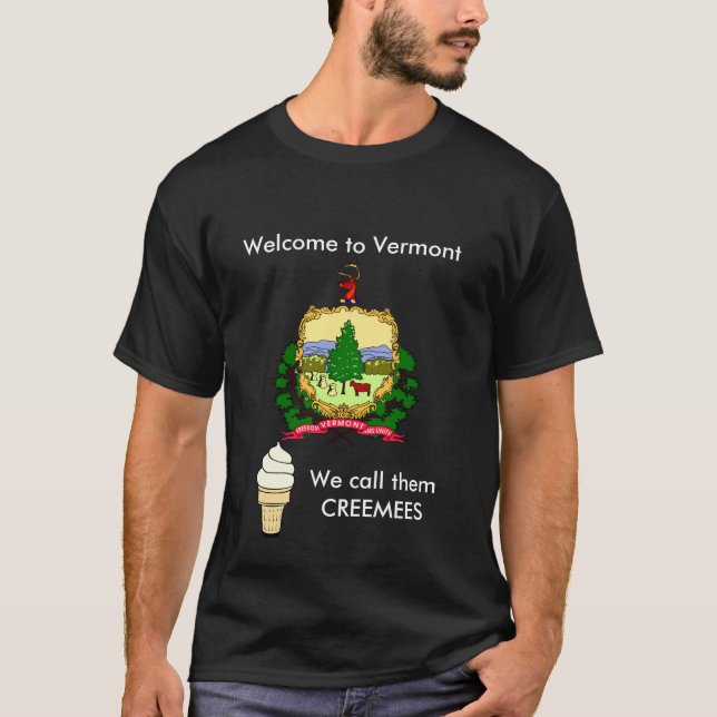 T-shirt engraçado da piada de Vermont (Frente)
