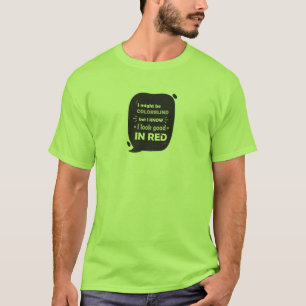 T-shirt engraçado das cortinas de cor