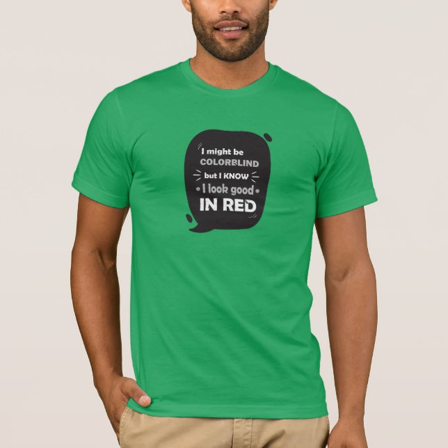 T-shirt engraçado das cortinas de cor (Frente)