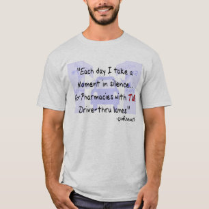 T-shirt engraçado das pistas do farmacêutico "do