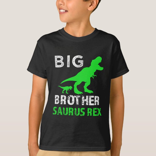 T-shirt engraçado de Dino da camisa de Saurus Rex (Frente)