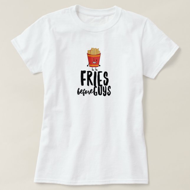 T-Shirt Engraçado de Frutas Francesas (Frente do Design)