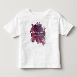 T-Shirt Engraçado de Sumo de Uva Engraçado
