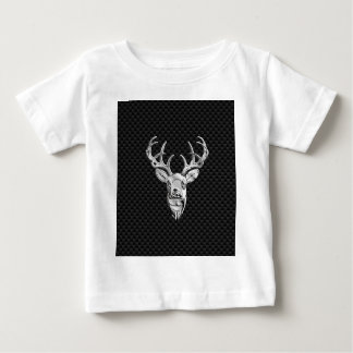 T-shirt Engraçado de veado de prata no decor de estilo de 