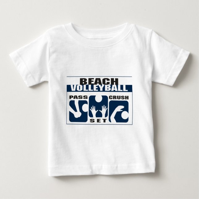 T-Shirt Engraçado de Voleibol de Praia (Frente)