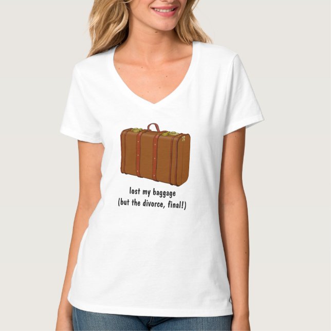 T-Shirt Engraçado - Divórcio e Casamento - Present (Frente)