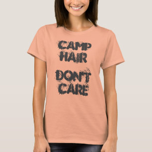 T-shirt engraçado do acampamento