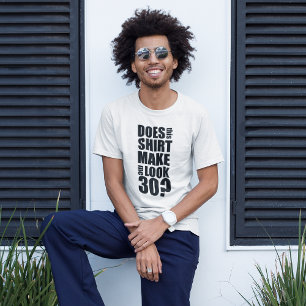 T-shirt engraçado do aniversário de 30 anos