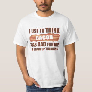 T-shirt engraçado do bacon