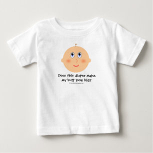 T-shirt engraçado do bebê