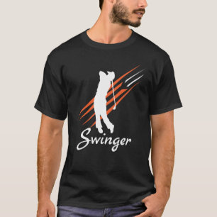 T-shirt engraçado do boémio do golfe