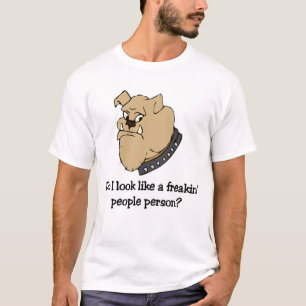 T-shirt engraçado do buldogue