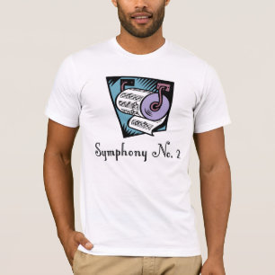 T-shirt engraçado do compositor da música