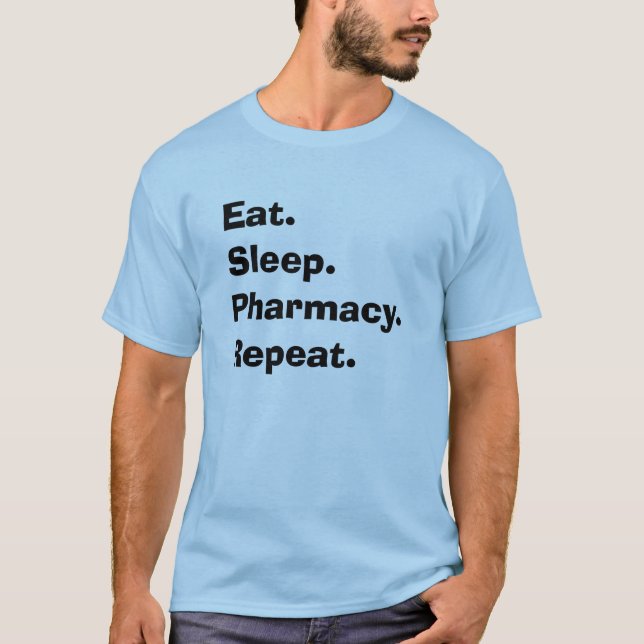 T-shirt engraçado do farmacêutico (Frente)