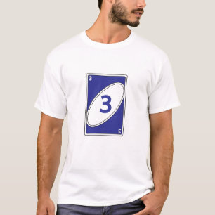 T-Shirt Engraçado do Jogo de Cartão Cartão Númer