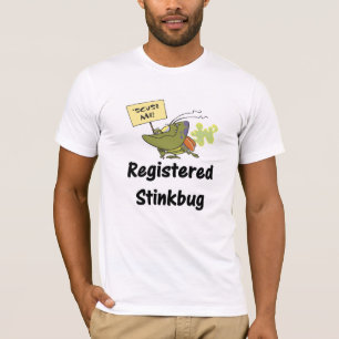 T-shirt engraçado do percevejo fedorento