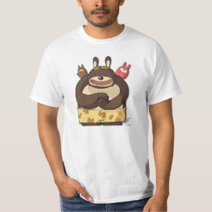 T-shirt engraçado do personagem de desenho animad