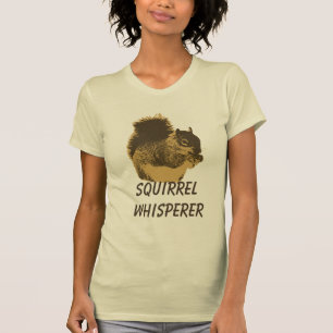 T-shirt engraçado do Whisperer do esquilo