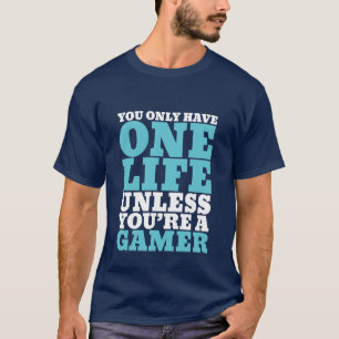 T-shirt engraçado dos Gamers para nerd do jogo