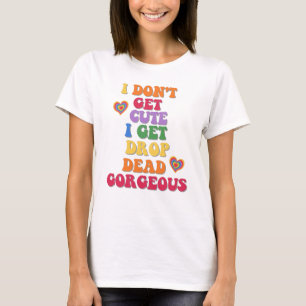 T-Shirt Engraçado e Bonito Orgulho LGBT Mês