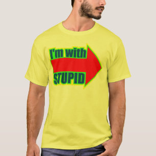 T-shirt Engraçado eu sou com os presentes estúpidos dos