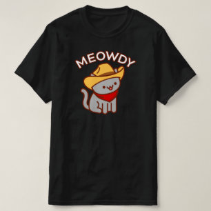 T-Shirt Engraçado - "MEOWDY"