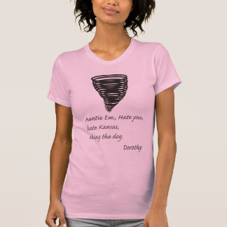 T-shirt Engraçado - mesmo Dorthy deia Kansas